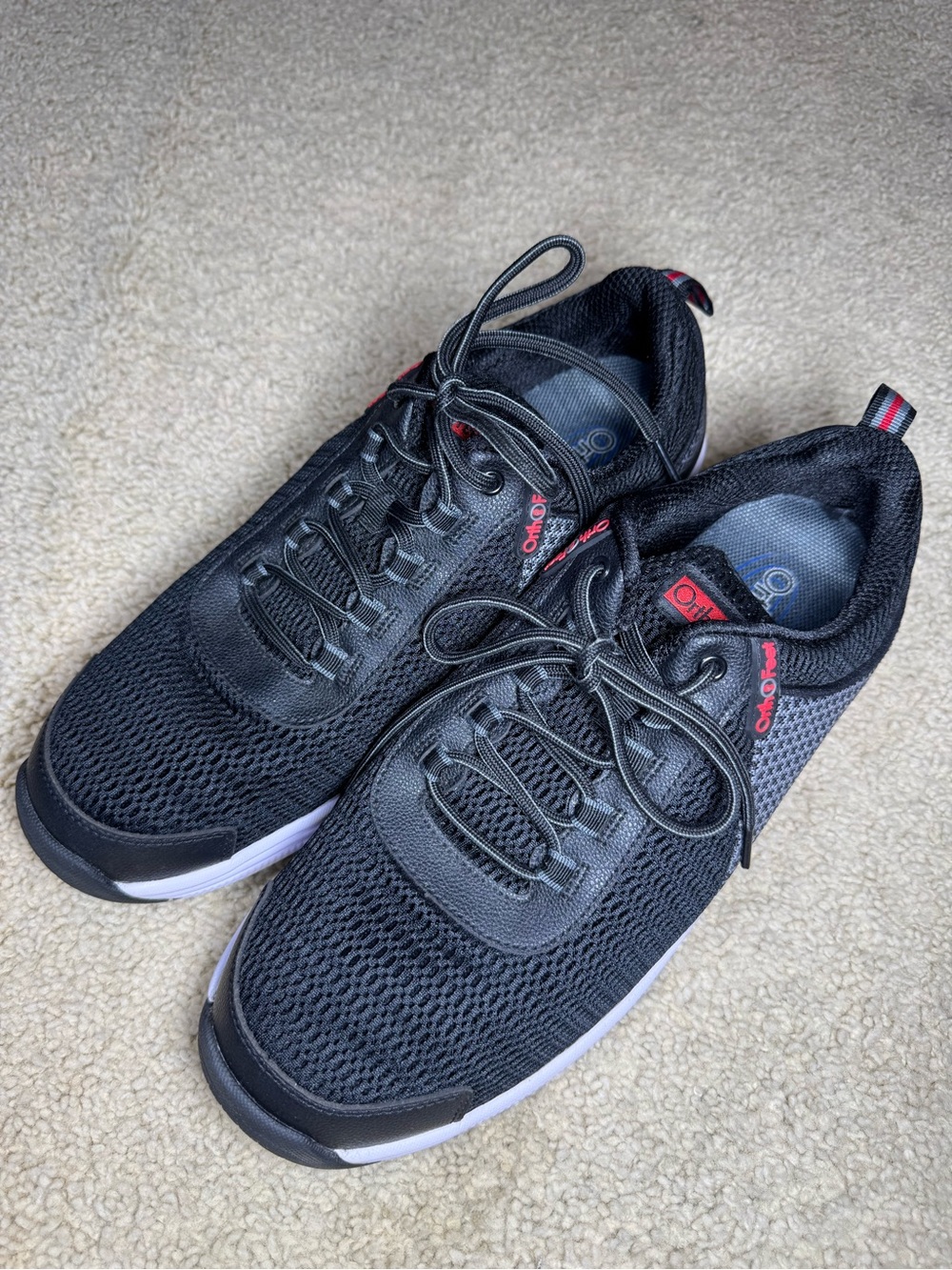 Orthofeet Edgewater Orthopedic Men's Walking Shoes Size 13